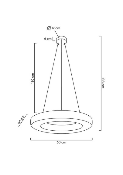 MOOSEE lampa wisząca ALLISIA 60 złota