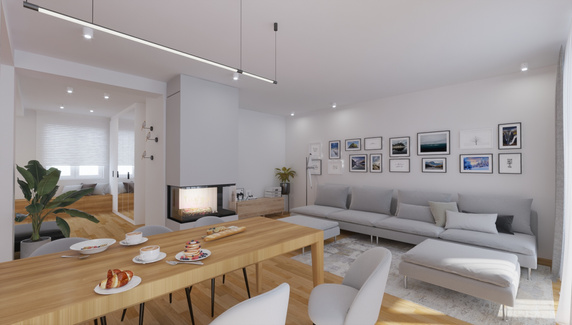 Lampa ścienna PTAK TIT LED złoto-czarna 28 cm