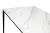 Stół SLIM 240x100 biały, czarny - ceramiczny marmur, aluminium