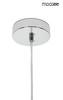 MOOSEE Lampa wisząca CAPELLO FI 40 clear