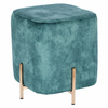 Pufa Izbit Velvet niebieska