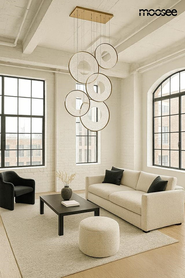 MOOSEE lampa wisząca STARDUST złota