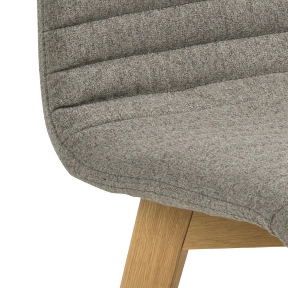 ACTONA krzesło tapicerowane AROSA -jasnoszary