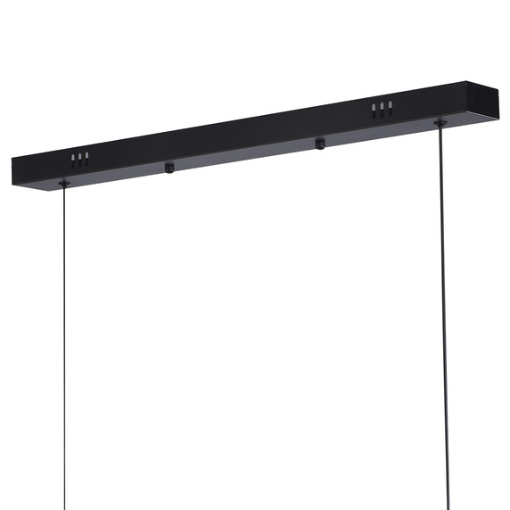 Lampa wisząca LED ANABELLA czarna 120 cm - nowoczesna do salonu, jadalni i biura