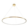 Lampa wisząca CIRCLE SLIM 120 LED złoty 120 cm