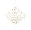 Lampa wisząca CONSTELATION 77 GOLD - LED, stal szczotkowana