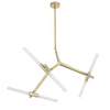 Lampa wisząca STICKS-6 złota