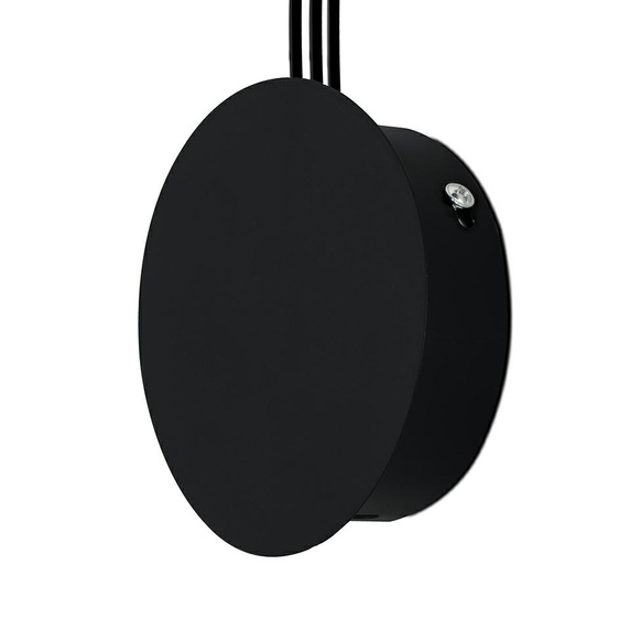 MOOSEE lampa ścienna FLUSSO WALL 3 czarna