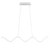Lampa wisząca ZIGZAG LED biała 90 cm