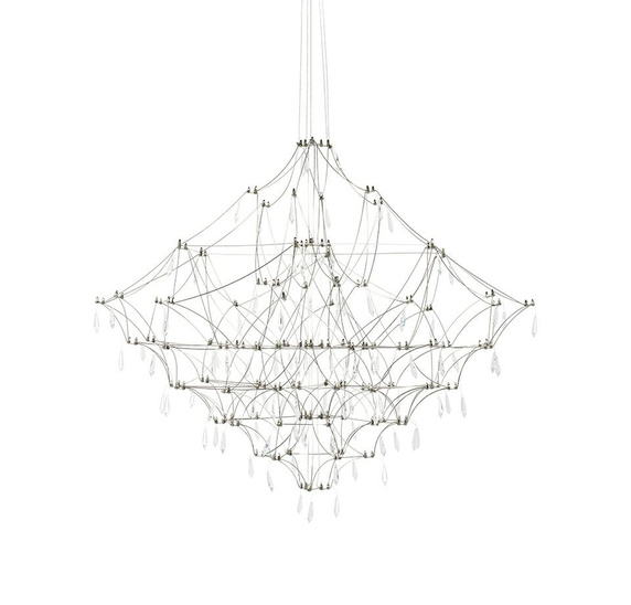 Lampa wisząca CONSTELATION 77 - LED, stal szczotkowana