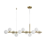 Lampa wisząca MINI MOON złota 100 cm