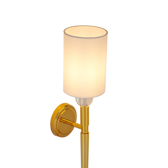 Lampa ścienna DAMA złota 92 cm