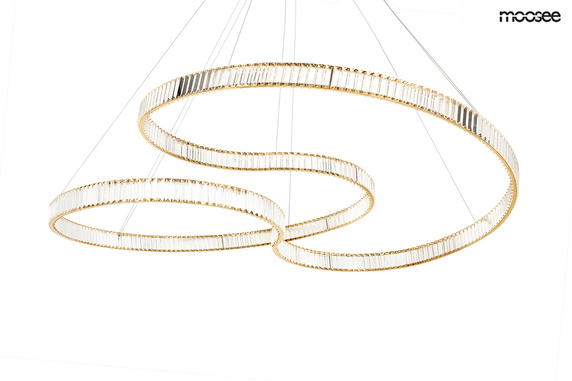 MOOSEE lampa wisząca WAVE 160A złota