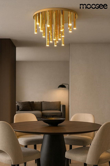MOOSEE lampa sufitowa / plafon ORGANO 60  złota