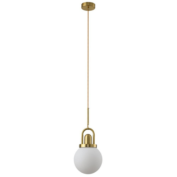 Lampa wisząca PEARL złota 20 cm - klasyczna lampa sufitowa  do salonu