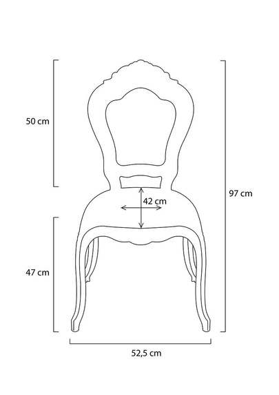 Krzesło KING transparentne - poliwęglan