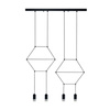 Lampa wisząca LINEA-4 LONG czarna 70 cm