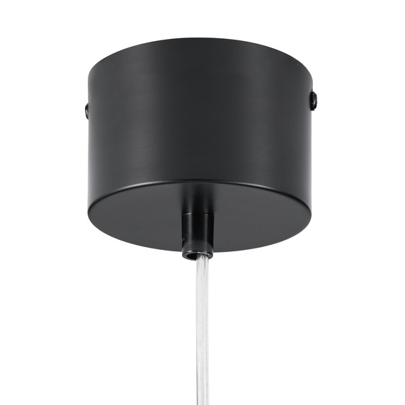 Lampa wisząca PIATTO- nowoczesna biało-czarna 50 cm