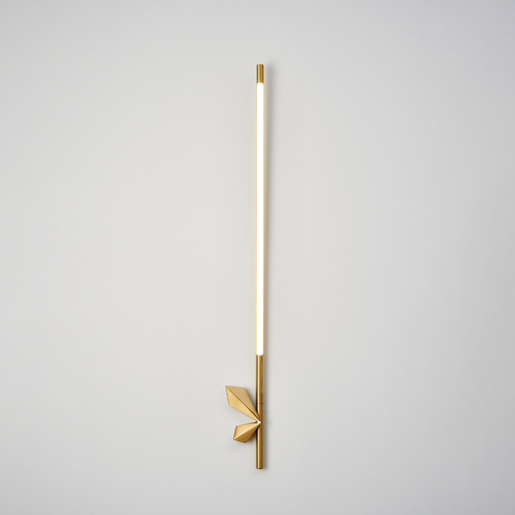 Lampa ścienna LED FLORENCE złota 86 cm - nowoczesny kinkiet dekoracyjny