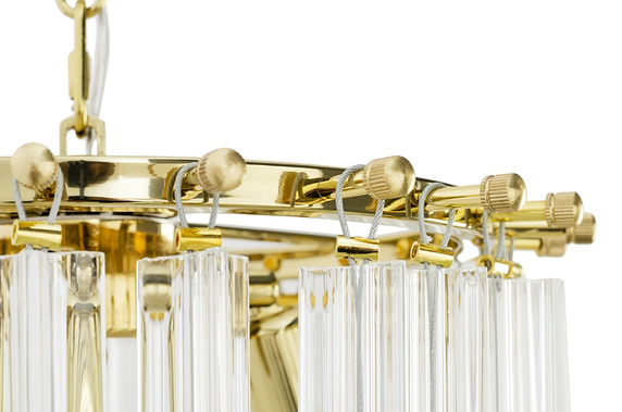 MOOSEE lampa wisząca MURANO L złota