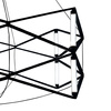 Lampa wisząca SPACE LED czarna 60 cm