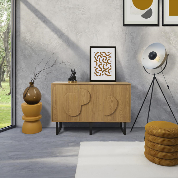 Komoda/ bufet Calypso dąb/czarna