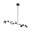 Lampa wisząca CONE LED czarna 130 cm