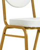 Krzesło bankietowe / konferencyjne        HESTIA białe / złote