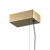 Lampa wisząca AMORE LED złota 153 cm