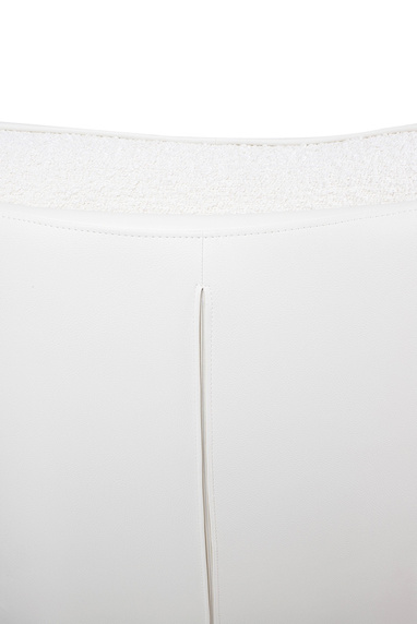 Fotel bujany OTILIA TEDDY biały