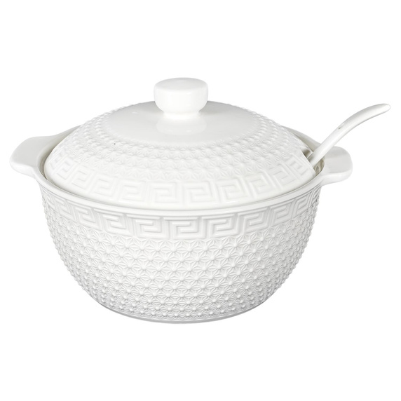 Zestaw do serwowania zup Waza, łyżka, 6  miseczek