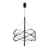 Lampa wisząca SPACE LED czarna 60 cm