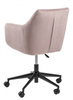 ACTONA fotel biurowy NORA - brudny róż