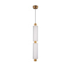 Lampa wisząca OSMO-2 LED złota 73 cm