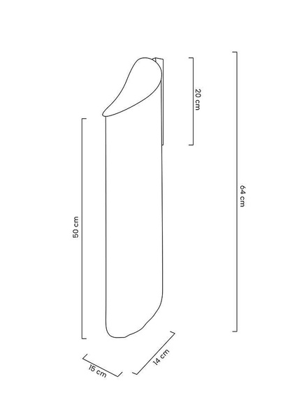 MOOSEE lampa ścienna LAMBADA łańcuszki złota
