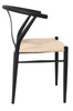 Krzesło WISHBONE METAL naturalne