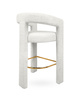 MaMaison krzesło barowe LOGAN białe