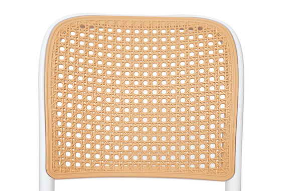 Krzesło WICKY białe - polipropylen