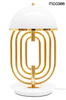 MOOSEE lampa stołowa BOTTEGA złota / biała