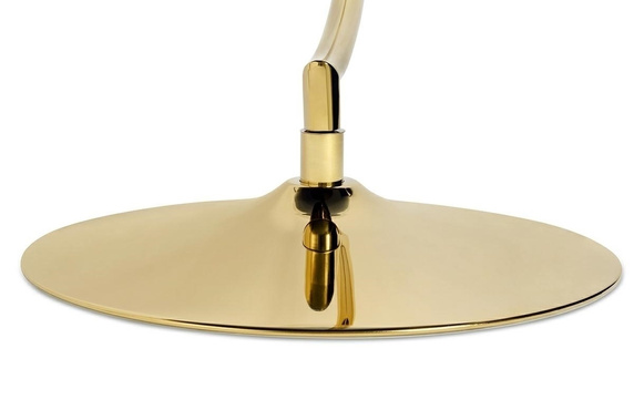 Fotel BUBBLE STAND GOLD VELVET poduszka czarna