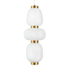 Lampa wisząca BRILLA-3 LED złota 23 cm
