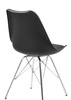 Krzesło Eris PP czarne/chrom