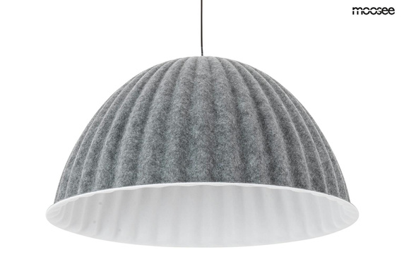 MOOSEE lampa wisząca MOLD 75 szara