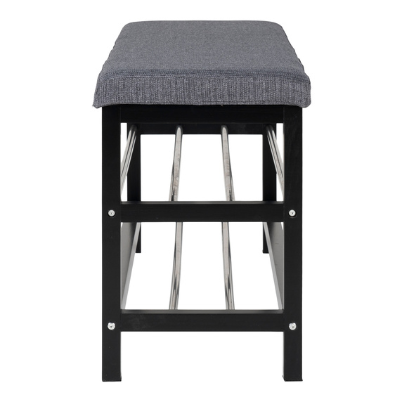 Ławka Padova szara/czarna