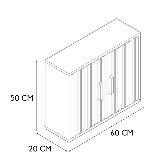 Szafka wisząca Klaus naturalna