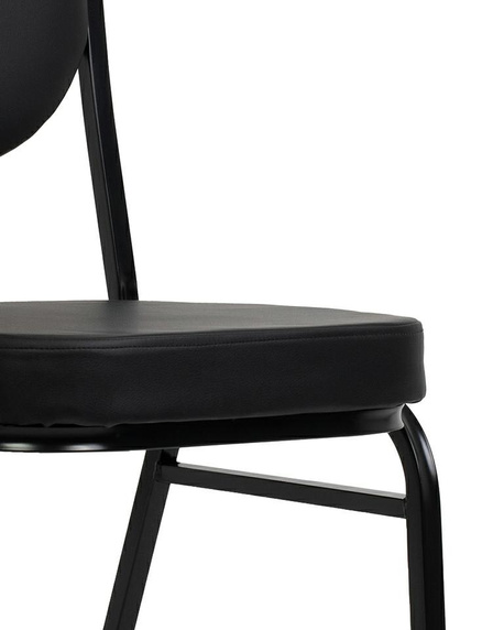 Krzesło bankietowe / konferencyjne HEBE   czarne