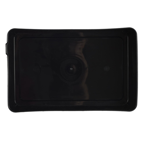 Zestaw 7 organizerów czarne/czerwone