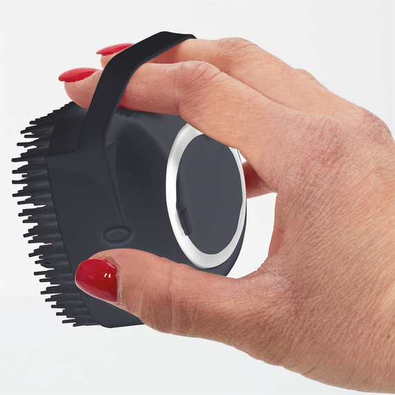 Szczotka do naczyń z pojemnikiem na płyn  czarna