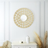 Lustro Mandala 70cm złota