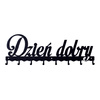 Wieszak ścienny Dzień dobry 01 czarny